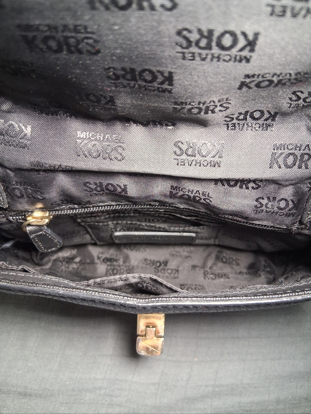 Michael Kors Small Callie Black Crossbody With Adjustable Strap - Picture 7 of 10